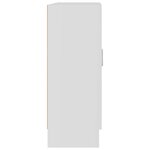 vidaXL Bibliothèque Blanc 82 5x30 5x80 cm Bois d'ingénierie