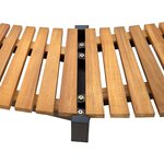 vidaXL Cadre de spa 273x53 cm bois d'acacia massif