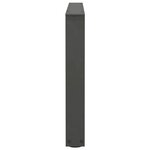 vidaXL Pieds de table basse en forme de V  2 pièces  anthracite  70 x (42-43 3) cm  acier