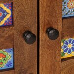 vidaXL Meuble sous Lavabo de Salle de Bain Noyer 62 x 33 x 58 cm