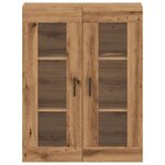 vidaXL Armoire murale chêne artisanal 69 5x34x90 cm