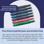 Cartouche d'encre grande capacité T10  rouge LAMY