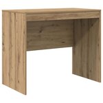 vidaXL Bureau avec tiroir avec étagère 2 Pièces Chêne artisanal