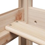 vidaXL Lit de jour avec toit 80x200 cm bois de pin massif