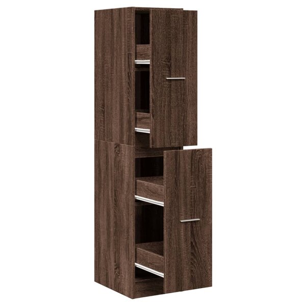 vidaXL Armoire apothicaire chêne marron 30x41x144 5 cm bois ingénierie