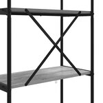 vidaXL Étagère Sonoma gris 60 x 30 x 146 cm Bois d'ingénierie