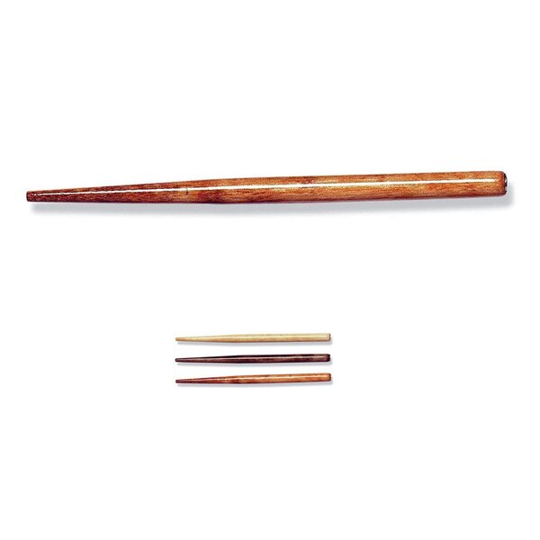 Porte-plume en bois couleur aléatoire BRAUSE CALLIGRAPHIE
