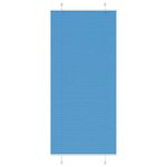 vidaXL Store plissé bleu 85x200 cm largeur du tissu 84 4 cm polyester