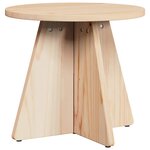 vidaXL Table basse 3 Pièces Naturel