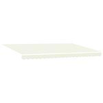 vidaXL Cadre d'auvent Crème 500 × 300 cm Polyester avec revêtement PU