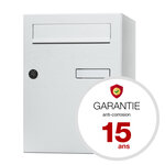 Boite à colis Eclipse 1 porte blanc mat RAL 9016 M