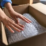 Pack and Move - Papier bulle recyclé - 1 x 100 m - Déménagement  Expédition et Protection - Film à bulles de qualité