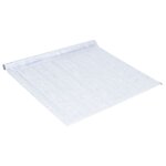 vidaXL Films pour fenêtre 4 Pièces dépoli motif de bambou PVC