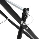 vidaXL Chariot pour enrouleur de tuyau 48 cm 45 kg noir