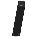 vidaXL Pieds de table basse en U  2 pièces  noir  60 x (30-31) cm  acier