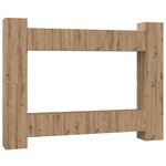 vidaXL Ensemble meuble TV 10 Pièces chêne artisanal 30 5 x 30 x 90 cm
