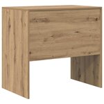 vidaXL Bureau chêne artisanal 80 x 50 x 76 cm Bois d'ingénierie