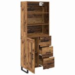 vidaXL Haut Armoire Bois ancien 69 5 x 34 x 180 cm Bois d'ingénierie