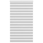 vidaXL Store zèbre gris clair largeur du tissu 130 9 cm polyester