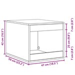 vidaXL Meuble de bac à litière pour chat sonoma gris bois d'ingénierie