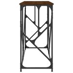 vidaXL Table console chêne marron 100x40x80 cm bois d'ingénierie