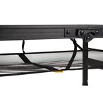 Bo-camp table de camping pliable melrose 120x80 cm aluminium