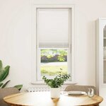 vidaXL Store plissé 60x100 cm Blanc