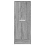 vidaXL Armoire apothicaire sonoma gris 30x41x77 5 cm bois d'ingénierie