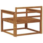 vidaXL Sofa de milieu extérieur Naturel