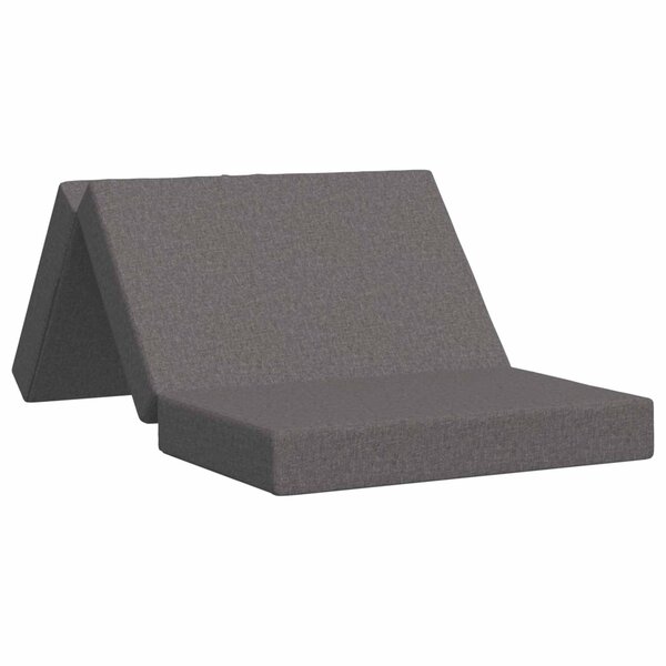 vidaXL Canapé-lit pliable 80 x 67 x 45 cm Gris clair