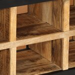 vidaXL Banc à chaussures 110x35x51 cm bois massif de manguier