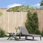 Parasol de plage vidaXL avec poteau en aluminium Camouflage 240 cm