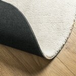 vidaXL Tapis 'HUARTE' à poils courts  doux et lavable  crème 80x150 cm