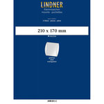 Bandes double soudure 210 x 170 mm pour blocs de timbres. Fond - Transparent