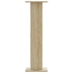 vidaXL Supports pour plantes 2 Pièces chêne sonoma bois d'ingénierie