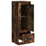 vidaXL Buffet haut chêne fumé 36x35 5x103 5 cm bois d'ingénierie