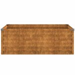 vidaXL Lit surélevé de jardin 100x50x36 cm acier corten