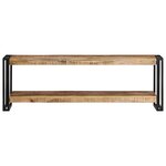 vidaXL Meuble TV 120x30x40 cm Bois de manguier brut