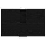 vidaXL Meuble sous évier Chêne Noir 59x37x59 cm