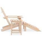 Chaise de jardin adirondack avec repose-pied et table sapin 02_0013328