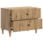 vidaXL Cabinet de chevet Chêne artisanal 62 x 34 5 x 48 cm