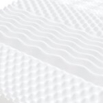 vidaXL Lit de jour avec gigogne et matelas gris foncé 100x200 cm tissu