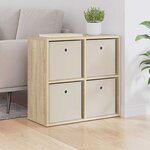 vidaXL Buffet Chêne Sonoma 59 5 x 27 x 57 cm