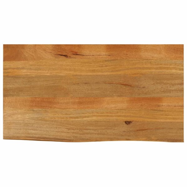 vidaXL Dessus de table à bord vivant 120x60x2 5cm bois massif manguier