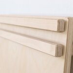 Jeu d'équilibre et motricité PIKY - bois naturel et multicolore pastel