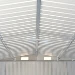 vidaXL Abri de jardin Marron 257x779x181 cm Acier galvanisé