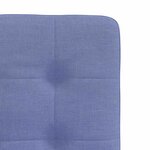 vidaXL Chaises à manger lot de 2 bleu jean tissu