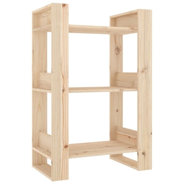 vidaXL Bibliothèque/Séparateur de pièce 60x35x91 cm pin massif