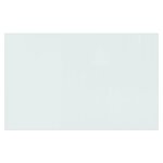 vidaXL Plaque de verre pour cheminée rectangulaire 80x50 cm