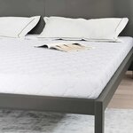 vidaXL Matelas avec Couche de Coco Blanc 200 x 180 cm Mousse PU
